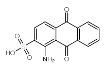 2-Anthracenesulfonicacid, 1-amino-9,10-dihydro-9,10-dioxo- Structure