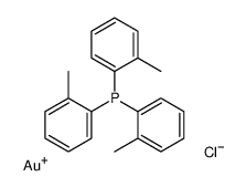 氯[三(邻甲苯基)膦]金(I)结构式