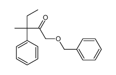 3-methyl-3-phenyl-1-phenylmethoxypentan-2-one结构式