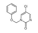 5-chloro-1-(phenoxymethyl)pyrimidin-2-one Structure