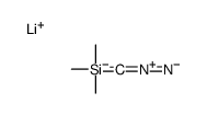 lithium,diazomethyl(trimethyl)silane Structure