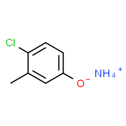 ammonium 4-chloro-m-cresolate结构式