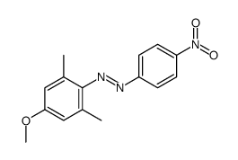 (4-methoxy-2,6-dimethylphenyl)-(4-nitrophenyl)diazene Structure