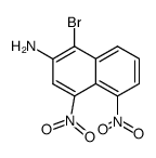1-bromo-4,5-dinitro-[2]naphthylamine Structure