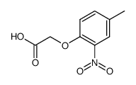 (4-methyl-2-nitro-phenoxy)-acetic acid结构式