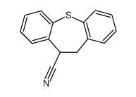 10,11-dihydrodibenzo(b,f)thiepin-10-carbonitrile结构式
