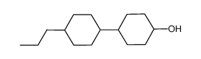 4-(4-propylcyclohexyl)-cyclohexanol Structure