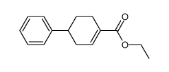 ethyl 4-phenyl-1-cyclohexenecarboxylate结构式
