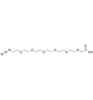 Azido-PEG6-CH2COOH结构式