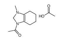 1-(3-methyl-1,2,4,5,6,7-hexahydrobenzimidazol-1-ium-1-yl)ethanone,acetate结构式