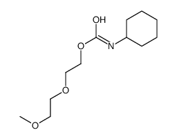 2-(2-methoxyethoxy)ethyl N-cyclohexylcarbamate结构式