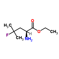 Ethyl 4-fluoro-L-leucinate Structure