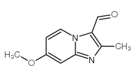 7-甲氧基-2-甲基咪唑并[1,2-a]吡啶-3-甲醛结构式