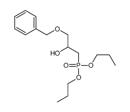 1-dipropoxyphosphoryl-3-phenylmethoxypropan-2-ol结构式