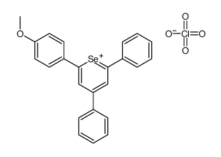 2-(4-methoxyphenyl)-4,6-diphenylselenopyran-1-ium,perchlorate Structure