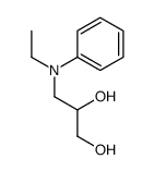 3-(N-ethylanilino)propane-1,2-diol Structure