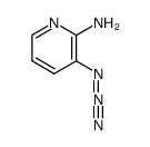 2-amino-3-azidopyridine Structure