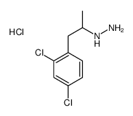 [2-(2,4-二氯苯基)-1-甲基乙基]-肼盐酸盐结构式