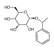 1-Phenylethyl beta-D-glucoside Structure