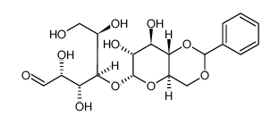 4-O-[4,6-O-(苯基亚甲基)-α-D-吡喃葡萄糖基]-D-葡萄糖图片