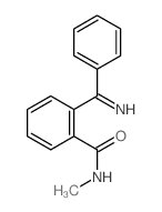 2-(benzenecarboximidoyl)-N-methyl-benzamide Structure
