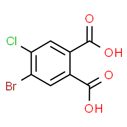 4-Bromo-5-chlorophthalic acid Structure