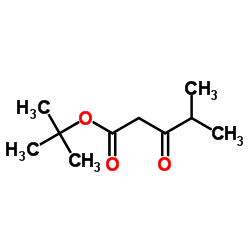 4-甲基-3-氧代戊酸叔丁酯结构式