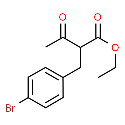 Ethyl 2-(4-bromobenzyl)-3-oxobutanoate结构式