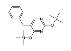 (5-benzyl-2-trimethylsilyloxypyrimidin-4-yl)oxy-trimethylsilane结构式