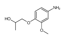 1-(4-amino-2-methoxyphenoxy)propan-2-ol Structure