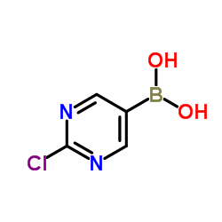 2-氯嘧啶-5-硼酸结构式