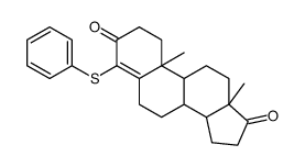 4-(phenylthio)-4-androstene-3,17,dione结构式