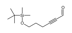 6-[tert-butyl(dimethyl)silyl]oxyhex-2-ynal结构式