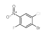 1-Bromo-2-Chloro-5-Fluoro-4-Nitrobenzene Structure