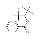 2-Propanol,1,1,1,3,3,3-hexafluoro-, 2-benzoate Structure