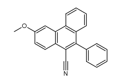 10-cyano-3-methoxy-9-phenylphenanthrene结构式
