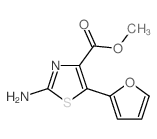 Methyl 2-amino-5-(2-furyl)-1,3-thiazole-4-carboxylate Structure