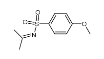 acetone N-(p-methoxyphenylsulfonyl)imine Structure