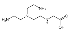 2-[2-[bis(2-aminoethyl)amino]ethylamino]acetic acid结构式