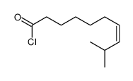 9-methyldec-7-enoyl chloride结构式