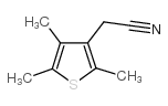 3-氰甲基-2,4,5-三甲基噻吩结构式