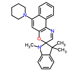 1,3,3-Trimethylindolino-6'-(1-piperidinyl)spironaphthoxazine Structure