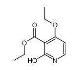 2-氧代-4-乙氧基-1,2-二氢吡啶-3-甲酸乙酯结构式