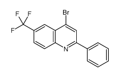 4-Bromo-2-phenyl-6-trifluoromethylquinoline Structure