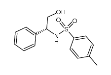 (R)-N-(2-hydroxy-1-phenylethyl)-4-methylbenzenesulfonamide结构式