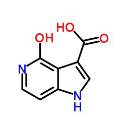 4-Hydroxy-5-azaindole-3-carboxylic acid structure