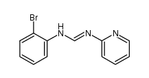 N-(2-bromophenyl)-N'-(pyridin-2-yl)formamidine结构式