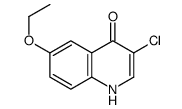 3-Chloro-6-ethoxy-4-hydroxyquinoline Structure