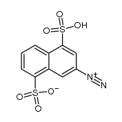 4,8-disulfo-naphthalene-2-diazonium-betaine Structure