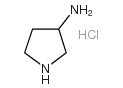 3-AMINO PYRROLIDINE HYDROCHLORIDE Structure